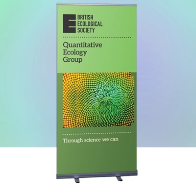 Eco-friendly Roller Banner for British Ecological Society