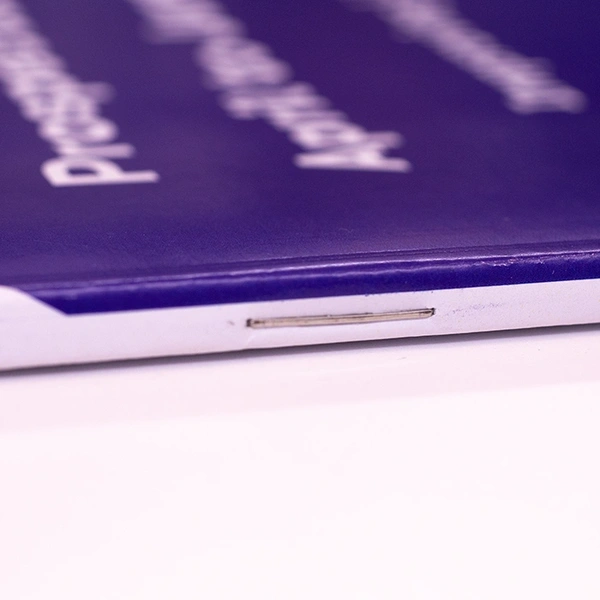 Professional square fold comes as standard