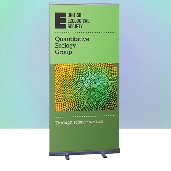Eco-friendly Roller Banner for British Ecological Society